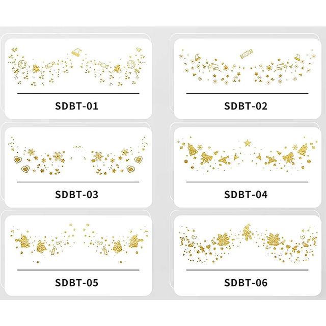 Waterproof Eco-Friendly Paper Temporary Tattoo Sticker Metal view 4