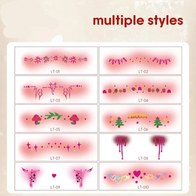 Cross-border Christmas Eco-Friendly Paper Temporary Tattoos  view 5