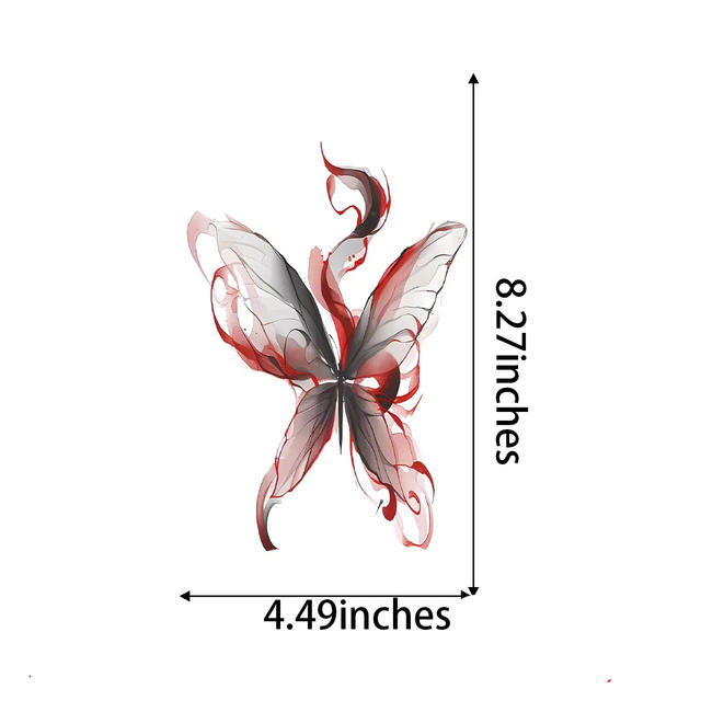 New Cross-border Colorful Half-arm Tattoo Stickers Anime Gei view 5