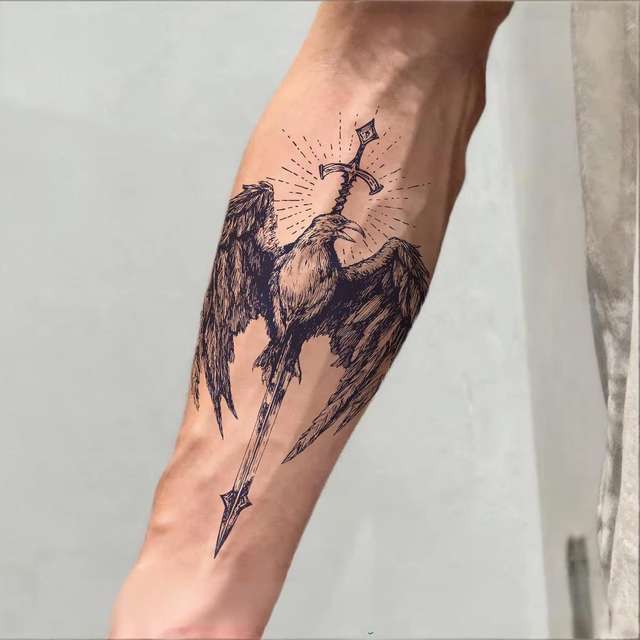 Herbal Juice Eco-Friendly Paper Tattoo Sticker Semi-Permanen view 3