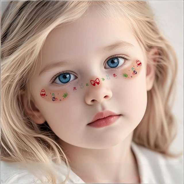 Easter Kids Eco-Friendly Waterproof Paper Tattoo Stickers Customized 3-7 Days Durability for Face Washable Temporary Holiday