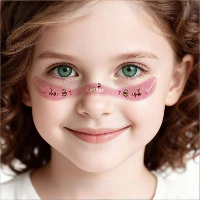 Easter Kids Eco-Friendly Waterproof Paper Tattoo Stickers Cu view 3
