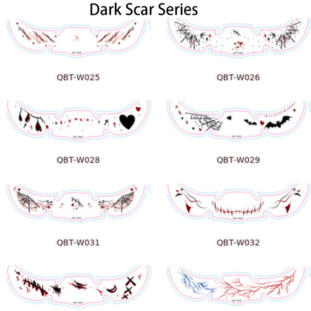Halloween Temporary Tattoo Stickers Eco-Friendly Water Trans view 4